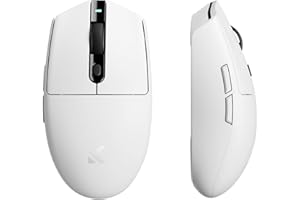 MCHOSE G3 Ultralekka Mysz Gamingowa 64 g, 26 000 DPI, 8 000 Polling, 650 IPS, 8 Programowalnymi Przyciskami, Bezprzewodowa Mysz do Gier BT 5.0/2.4G/USB (Ultra Biały)