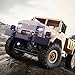 Produktbild Routinfly B-14 1/16 Spielzeug Grade 4WD RC Militär Lkw Universal Wireless Fernbedienung Auto (yellow)