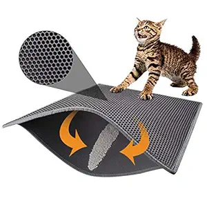 Pieviev Cat Box Mat 2-Layer Litter-Trapping Pad (30
