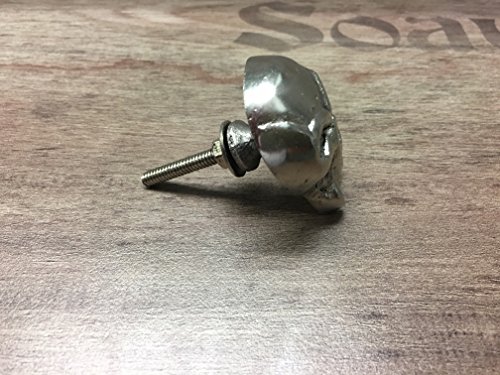 Möbelknöpfe Möbelknopf Möbelgriffe Shabby Chic Antik Vintage Türgriff Knauf Griff Knopf Landhaus Küche Nostalgie Kommode Schubladengriff Schublade Bad Totenkopf SKULL - 4