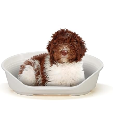 Ferplast Kussen voor honden en katten STUART 78/8, omkeerbaar, tweed en zacht fluweel, wasbaar, blauw