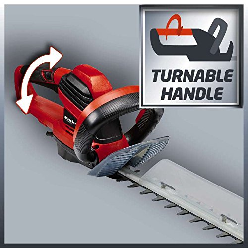 Einhell Elektro Heckenschere GE-EH 7067 (700 W, 670 mm Schnittlänge, 30 mm Zahnabstand, Schnittgutsammler, Kabelzugentlastung) - 6