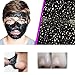Aliver Activated Natural Charcoal Black Mask Blackhead Peel Off Remover Cream Deep Skin Clean Purifying Peel Acne Mud Nose and Face Mask 50gms Bottle (1#) (#2)