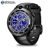 Zeblaze Smartwatch Fitness Armband | Dual 4G GPS WiFi Smart Watch | 1 GB + 16 GB 5MP Kamera | Sport Fitness Tracker für Damen Herren mit iOS Android