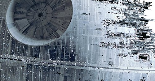 Star Wars Death Star Wall Art Decor 50 cm Star Wars Home Decor Aufkleber Entfernbare Peel & Stick - 4