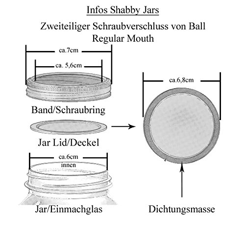 Ball Mason Quilted Crystal Jelly Jar 8oz/6er Set - 5