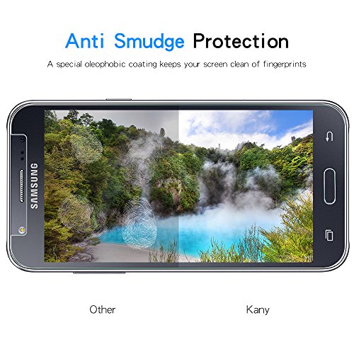 Galaxy J5 Schutzfolie, Kany J5 Screen Protector Tempered Glass Displayschutzfolie für Samsung Galaxy J5 2016 Displayschutz Panzerglas HD Ultra Klar Screen 5.2 zoll - 4