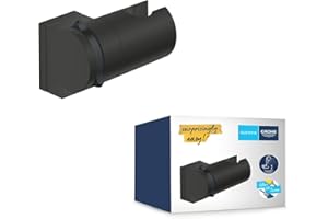 Grohe Vitalio Universal Supporto a parete per manopola doccia, nero opaco, 261832431