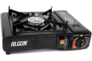 Algon 106649 Hornillo de Gas Portátil, Multicolor, Talla única