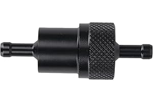 JYTDBCS Alloy Fuel Filter 6mm Inline Motorcycle Motorbike Scooter Gas Fuel Cleaning Filter Kit