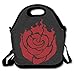 Produktbild Dozili Cinch RWBY Anime Ruby Emblem Trans Large & Thick Neopren Lunch-Taschen Isolierte Lunch-Taschen Kühltasche Warm Warm Tasche mit Schultergurt für Frauen Teenager Mädchen Kinder Erwachsene