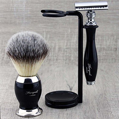 Synthetic Brush & DE Safety Razor Perfect as a Gift. - Image 4