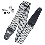 SORPRESAS GRATUITAS Y MÁS BENEFICIOS - Cuando compres 1 correa de guitarra, obtendrás 1 correa para la guitarra, 2 botones para bloquear la correa de la guitarra. Este es un verdadero Buy ONE Get Two. Puede ahorrar para comprar los costos de la uña de cola. ¡Las sorpresas están en todas partes!