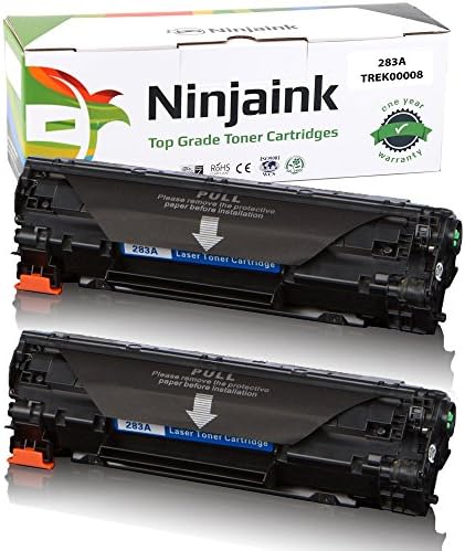 Ninjaink Compatible Toner Cartridge For HP 83A CF283A M127FW M125NW M201DW M127FN M201N M125A M225DN M225DW - High Yield 2-Pack