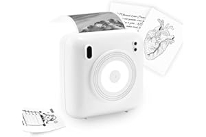 LFPERT CP2 Mini Label Maker, Portable Bluetooth Thermal Sticker Printer for School Learning, Home Label, Office do List, and DIY Doodle Printing