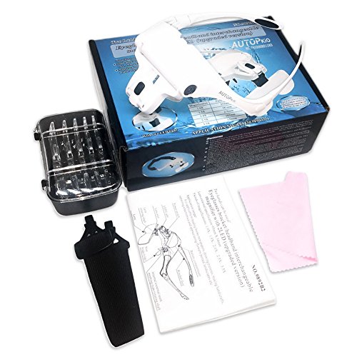 AUTOPkio 21-016-208  Lentes de aumento  Lupas intercambiables con luz 2 LED