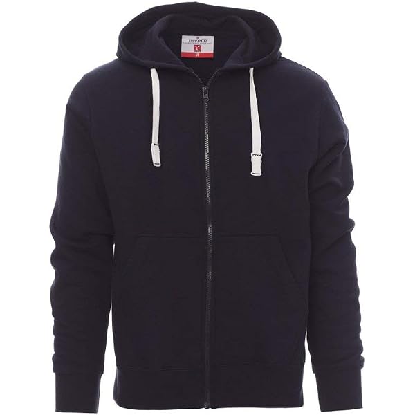 Felpa Con Cappuccio Uomo PAYPER Toronto - Manica Lunga, Misto Cotone, Grigio Melange