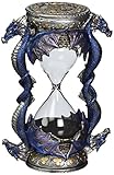 Design Toscano Deaths Door Dragon Gothic Decor Statue Hourglass Sand Timer, 15 cm, Polyresin, Full Color