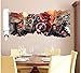 Produktbild hfwh Wandtattoos, Zeichentrickfilm Avengers, Wandtattoos Für Schlafzimmer, 3D-Effekt, DIY Wandbild, 90x50cm