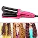 inkint Mini 3 Barrel Ceramic Hair Curling Tong Hair Curler Waver Roller Wand for Lady Hair Salon Styling
