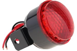 DriSentri Car Back-up Alarm with Wire/Light, 105dB Universal Waterproof Car Reverse Horn Reverse Beeper Warning Alarm Buzzer Siren for Car Vehicle Truck, 12V-24V