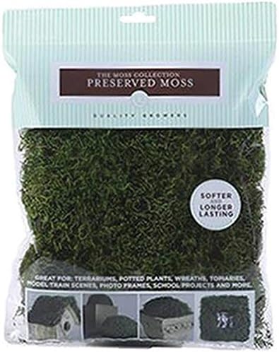 Quality Growers Preserved Sheet Moss, 112.5 Cubic Inch by Quality Growers