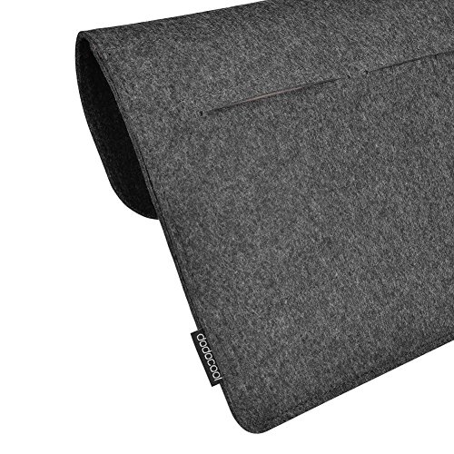 dodocool 13 3 Zoll Filz Sleeve H  lle Ultrabook Laptop Tasche f  r 13  Macbook Air  Pro Retina 12 9 Zoll iPad Pro Dunkel Grau