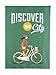 Produktbild Discover your city on a bike Large Cotton Tea Towel by Half a Donkey