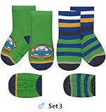 2 Paar Jungen Baby Kinder Stoppersocken Silikonsohle Thermo ABS Socken