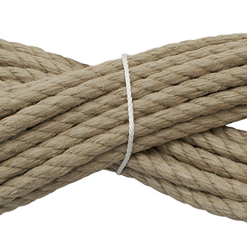 Liros Historic Seil ø 6 mm, 10 m lang, 3-schäftig gedreht, Hanfseil bzw. Naturseil Optik, jedoch mit besseren Eigenschaften - 4
