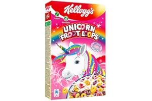 KELLOGG'S CÉRÉALES Kellogg’s Unicorn Froot Loops Série Limitée 375g (lot de 3 paquets)