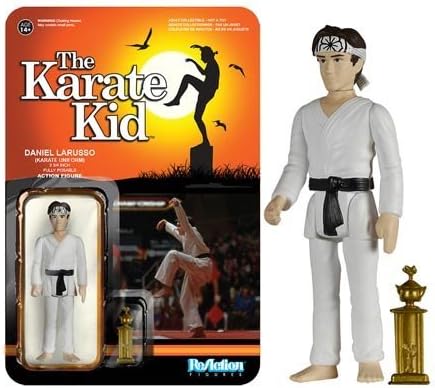 Karate Kid Karate Daniel Larusso ReAction 3 3/4-Inch Retro Action Figure by Karate Kid