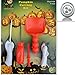 Produktbild Pumpkin Monsters XL Kürbis schnitz Set 6 Teile inklusiv LED Licht Plus Schablonen