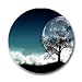 Produktbild Scenic Moon Tree Round Mousepad Mouse Pad Great Gift Idea