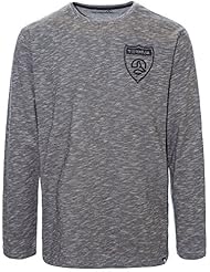 Ternua Erling L/S M Camiseta, Hombre, Gris (Ghost Grey), L