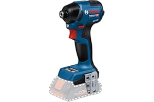 Bosch Professional 18V System visseuse à chocs sans-fil GDR 18V-220 C (jusqu’à 3 400 tr/min, couple 220 Nm, moteur sans charbons, avec 1 clip de ceinture, 1 porte-embout)