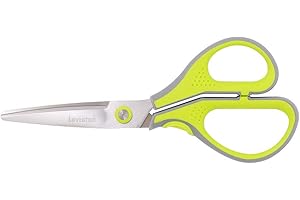 smart by Leviatan 3D175 Forbici 17,5cm - 3D lame curve - Acciaio Inox - affilate, a lunga durata, verde