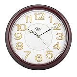 XJYA 14 Zoll Modern Quartz Lautlos Wanduhr Schleichende Sekunde ohne Ticken Stille Nicht-tickende Wanduhr ohne Ticken Wanduhr Mit leuchtenden