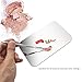niceEshop(TM) 2pack Makeup Palette Nail Art, Make-up, Eye Shadow Dappen Dish For Paint Color Mixing Palette Set
