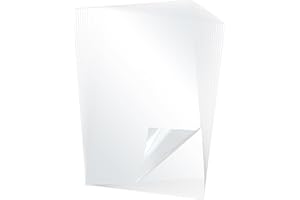 LOLYSIC 50Pcs A3 Inkjet Transparency Film Clear Acetate Sheets Quick Dry OHP Film A3 Vinyl Sheets for Inkjet Printers Overhead Projector Laser Printer Screen Prints, 420x297x0.1MM