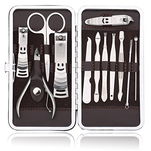 Foolzy MS-JMD-75 Manicure Pedicure Set Kit with 12 Tools RS.349 (56.00% Off) - Amazon