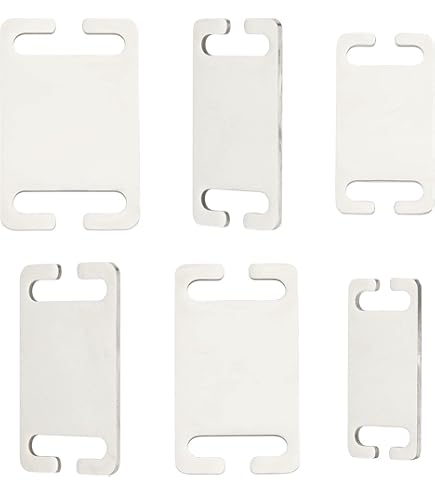 Stainless Steel Amazon Anodized Dog Tags MEISH 20 Pieces Aluminum