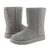 Botas 1101473 Classic Short Metallic Snake UGG (40 EU, Gris)