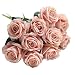 Produktbild Hunpta 5 Stück künstliche Fake Rosen Flanell Blume Bridal Bouquet Hochzeit Party Home Decor (G)