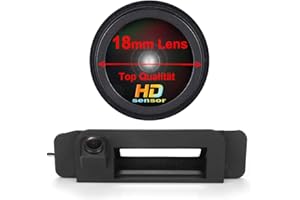 KALAKUS Wasserdicht 170 ° Umkehrbare Fahrzeug-spezifische Griffleiste Kamera Integriert in Koffergriff Rückansicht Rückfahrkamera für Mercedes Benz GLK-Class X204 GLK300 GLA200 (No.LS8014 Größe=214 * 52mm)