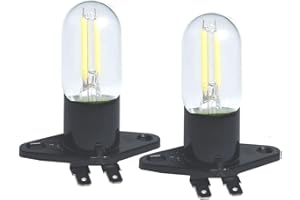 QLEE Led Mikrowellenbirne 1.5w Z187 240v Filamentlicht 20w äQuivalent GlüHlampen Lampen Zum KüHlschrank Mikrowelle Dunstabzugshaube Kontrollleuchte Mikrowellen Lampe