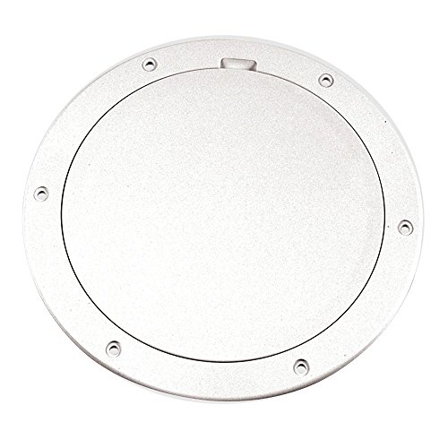 Beckson Pry-Out Deck Plates (White, 6-Inch)