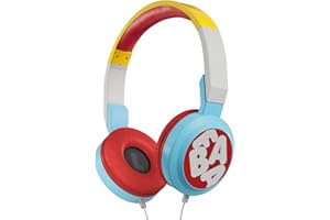 FABA- Dundun Cuffie con Cavo, Multicolore, Bambini 3-10 Anni, HPW40002