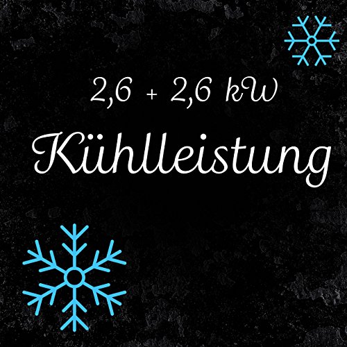 TCL Dual Split Klimaanlage 18000 BTU Multi Inverter Klimagerät A++/A+ Titangold Kältemittel vorgefüllt TCA-18I2HA/DV - 4