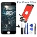 Produktbild TPEKKA Display Ersatz für iPhone 7 Plus LCD Display Digitizer Glas Touchscreen Komplettes Ersatz Bildschirm Set Komplettes Werkzeug Set Reparaturset Einfache Installation für iPhone 7 Plus (Schwarz)